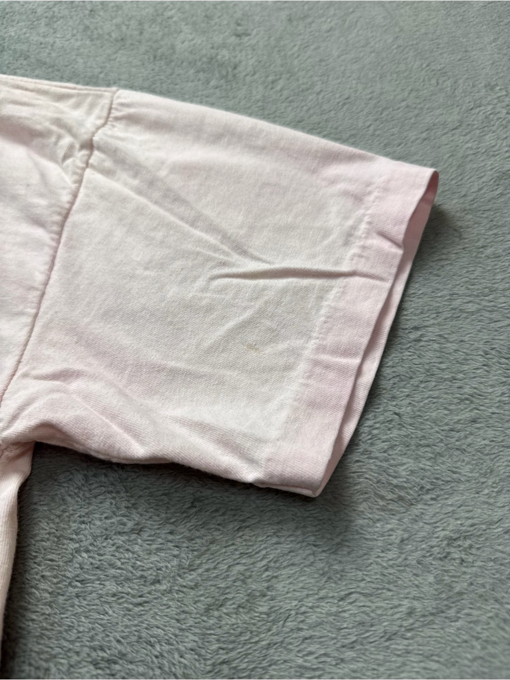 Gucci Light Pink Embroidered Logo Ringer Tee - Picture 3 of 13